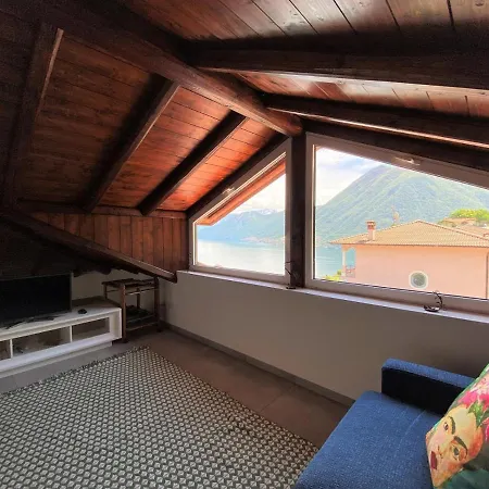 La Rondinella - Loft With Fantastic View On Lake Como Lejlighed Argegno